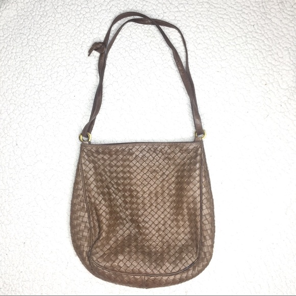 Bottega Veneta Handbags - Bottega Veneta Vintage Woven Leather Purse Handbag